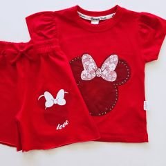 Donino kids taşlı fiyonklu takım