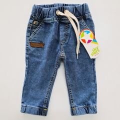 Sky stars baby likralı kot pantolon