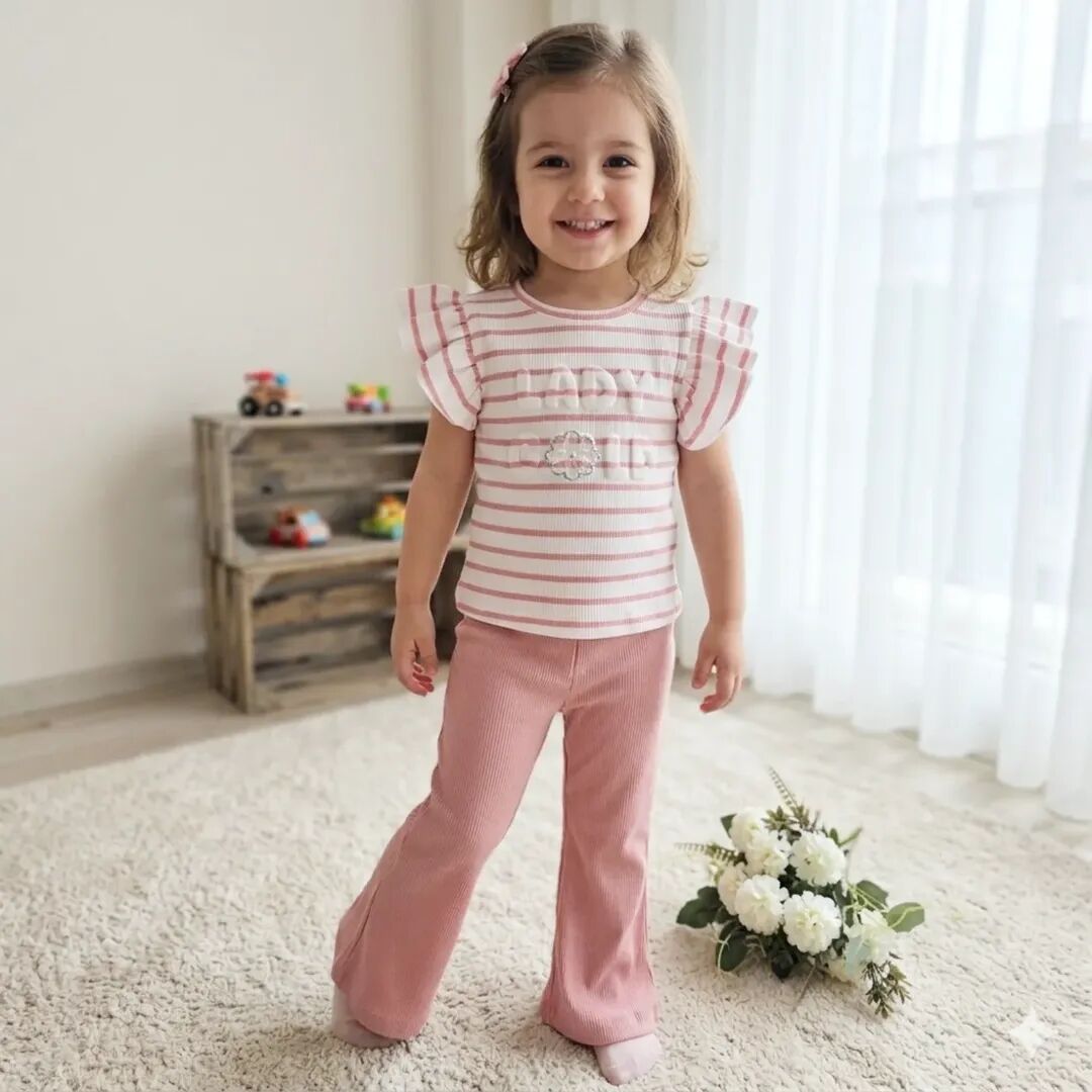 Lady gold çizgili takım 2-3-4-5 yaş