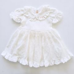 Mininaf kids dantelli arkası fiyonklu elbise