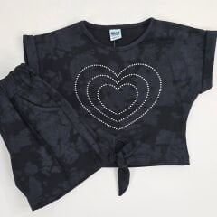 Deco kalp taşlı takım 2-3-4-5-6 yaş