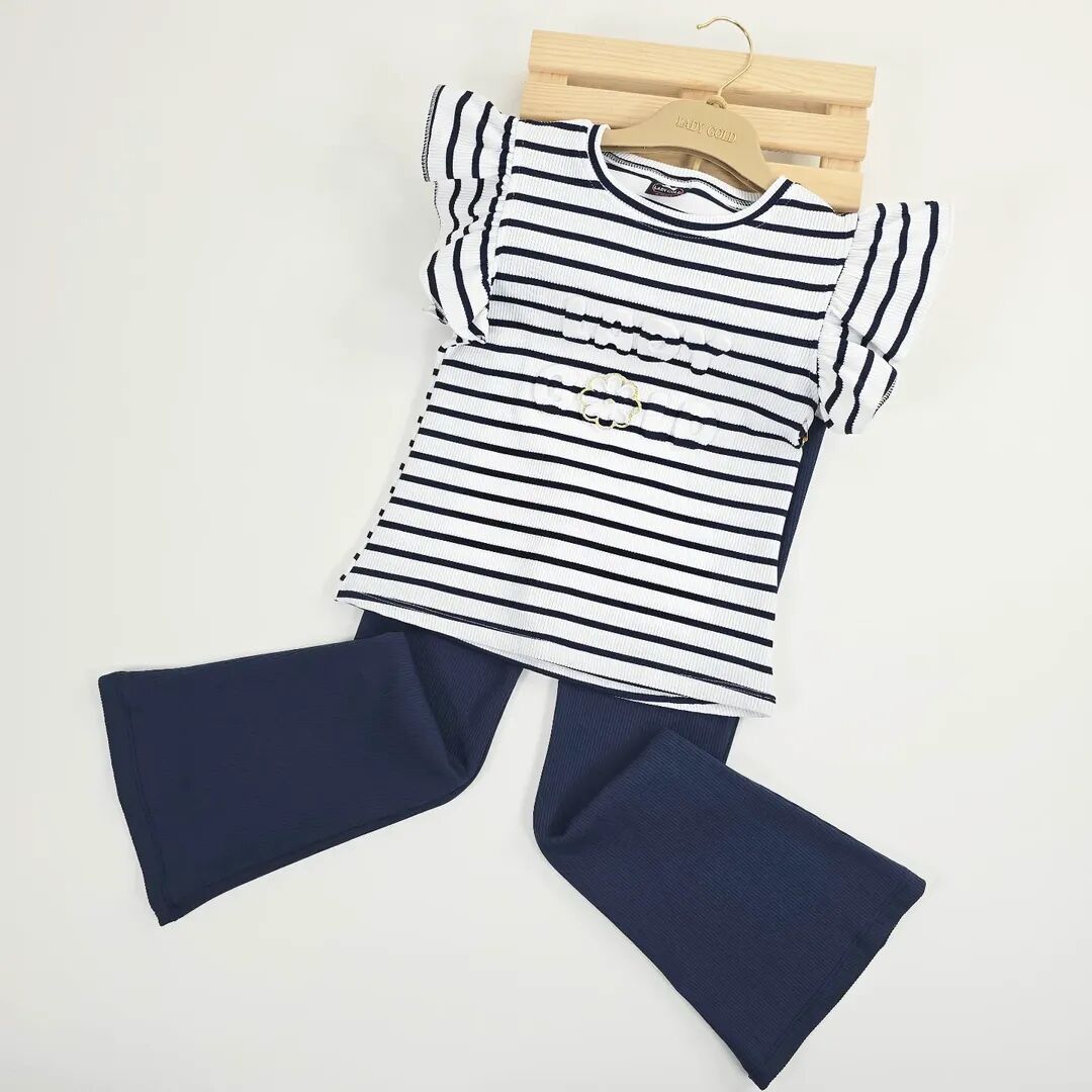 Lady gold çizğili takım 6-7-8-9 yaş