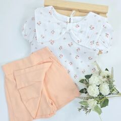 Carino çiçekli takım 2-3-4-5 yaş