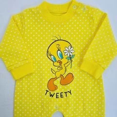 Murat baby çiçekli tweety tulum
