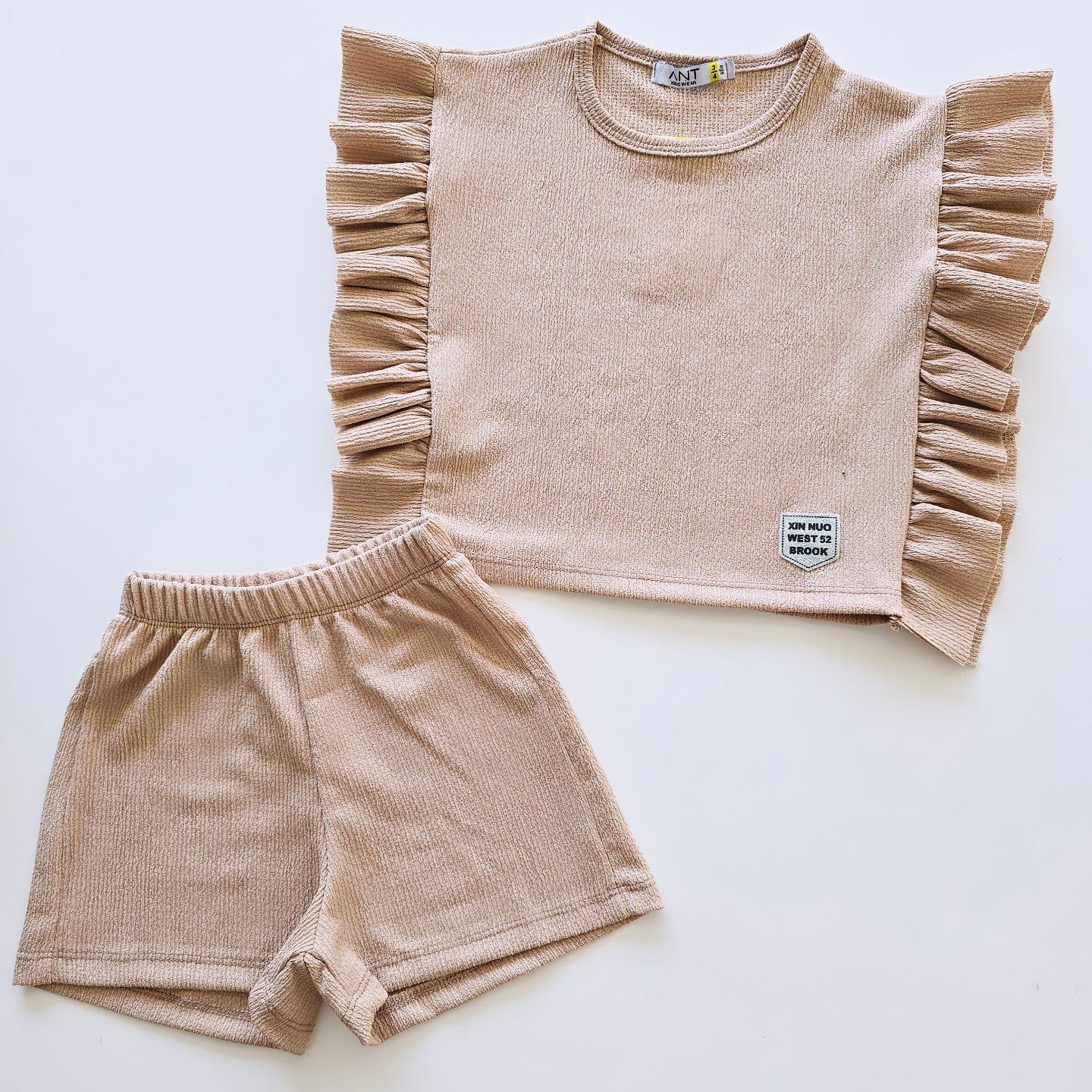 Deco kids düğmeli şortlu takım