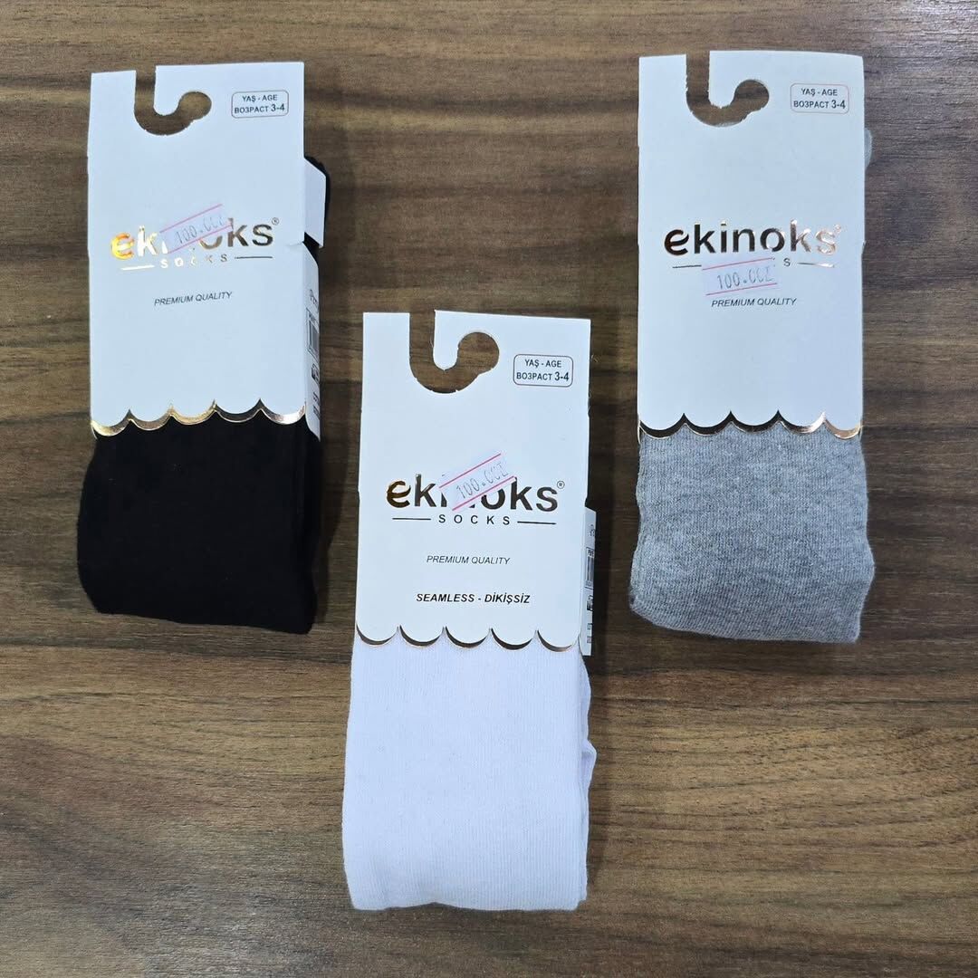 Düz mevsimlik külotlu çorap 3-4 yaş