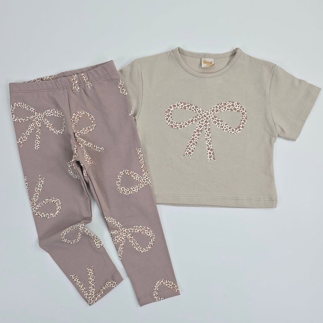 DECO LEOPAR FİYONK BASKILI TAKIM 2-3-4-5-6 YAŞ