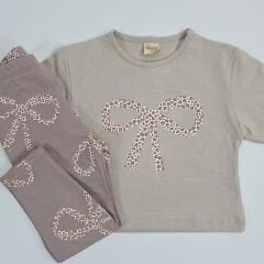 DECO LEOPAR FİYONK BASKILI TAKIM 2-3-4-5-6 YAŞ