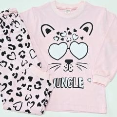 Mehdix kids kalpli kaplanlı pijama takım