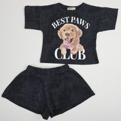 PAMTİME KÖPEK BASKILI TAKIM 1-2-3-4-5 YAŞ