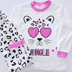 Mehdix kids kalpli kaplanlı pijama takım