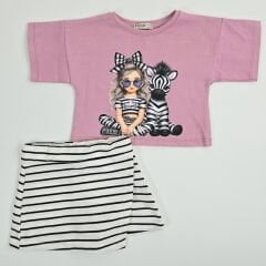 PAMTİME KIZ BASKILI 1-2-3-4-5 YAŞ