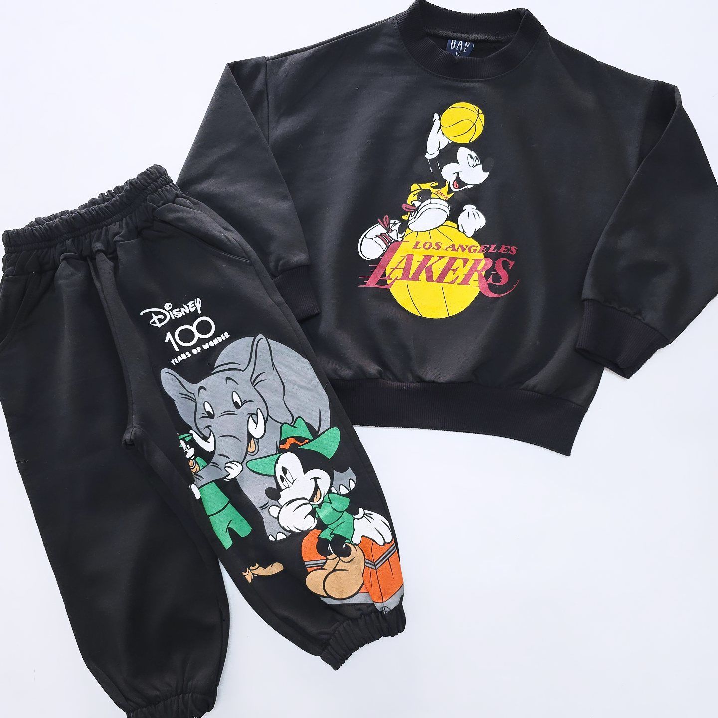 Gap kids disney mickeyli takım siyah