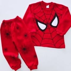 Mehdix kids örümcekli pijama takım