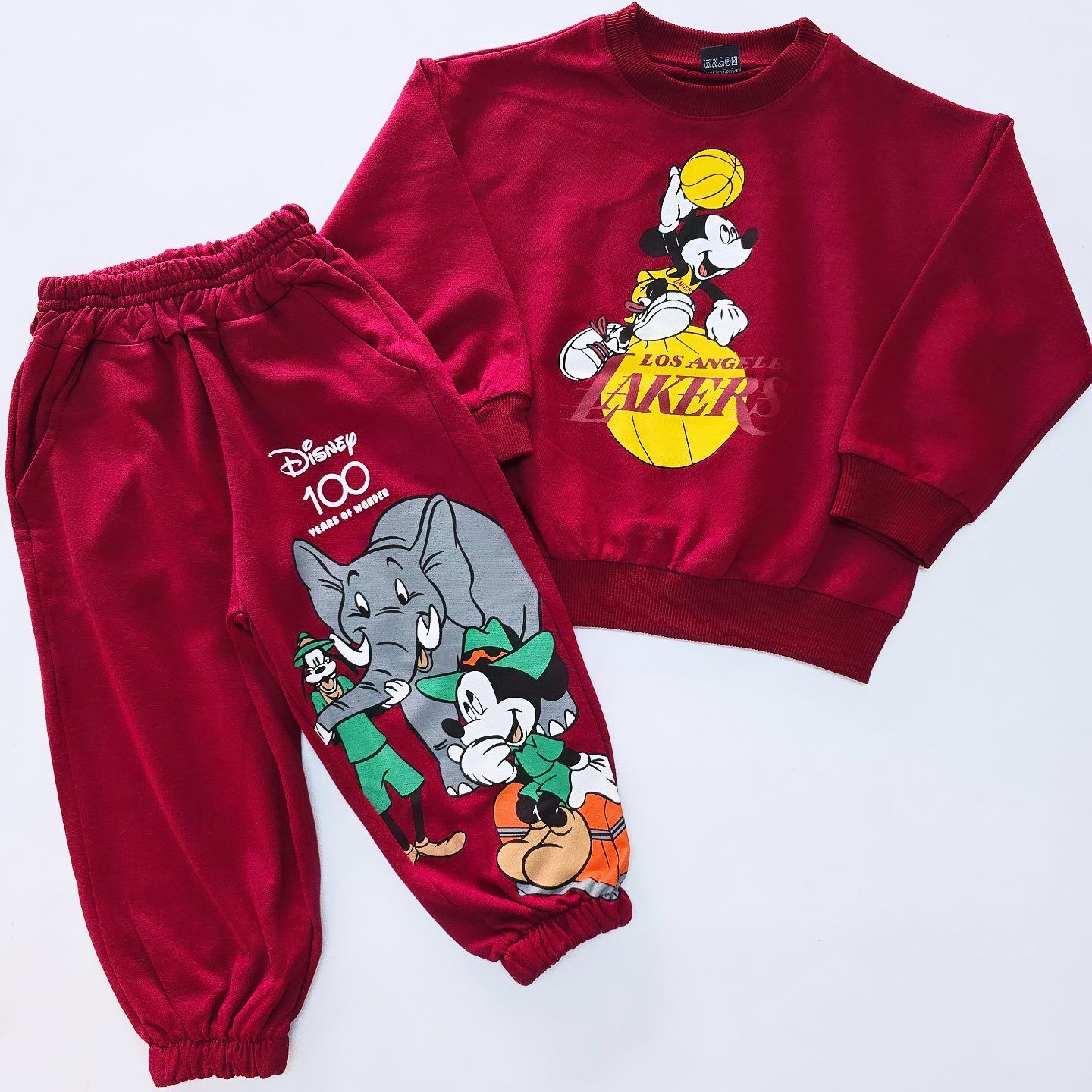 Gap kids disney mickeyli takım bordo