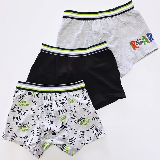 Koza erkek çocuk boxer 3'lü paket karışık