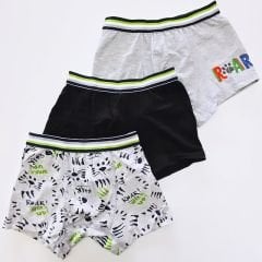 Koza erkek çocuk boxer 3'lü paket karışık