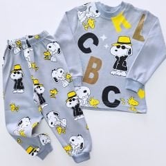 Mehdix kids snopy pijama takım