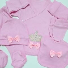 Uko baby 5’li yenidoğan takım pembe 0-3 ay
