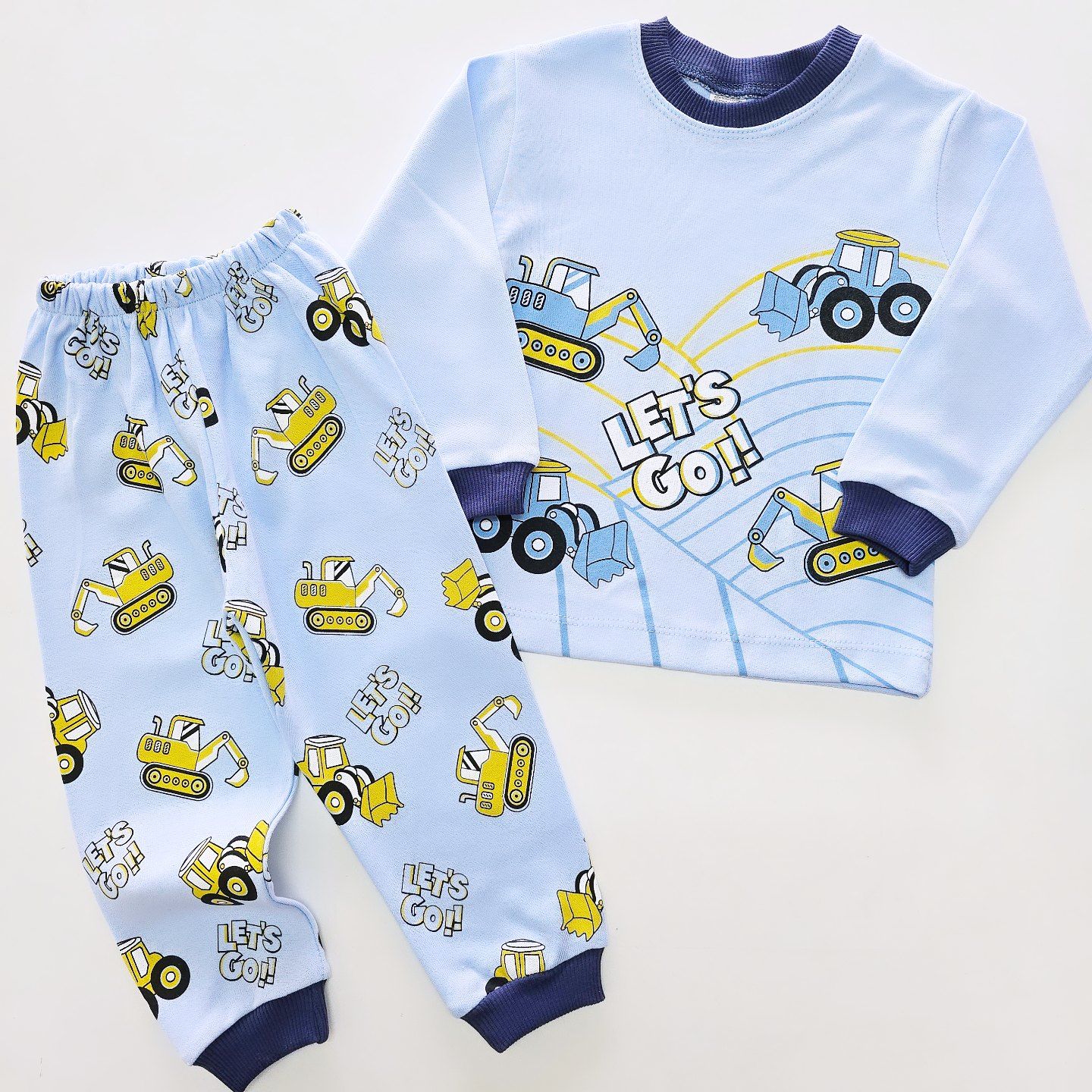 Mehdix kids iş makineleri pijama takım
