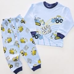 Mehdix kids iş makineleri pijama takım