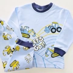 Mehdix kids iş makineleri pijama takım