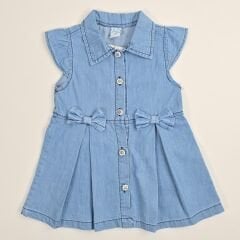 SAGO KİDS KOT ELBİSE 1-2-3-4-5 YAŞ