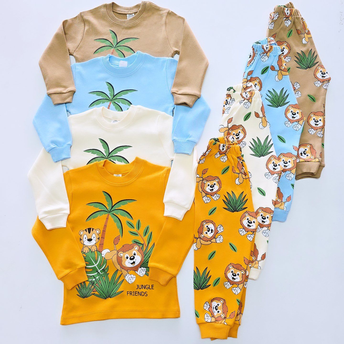 Mehdix kids aslanlı pijama takım