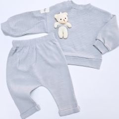 Naffa baby ayıcıklı waffle takım