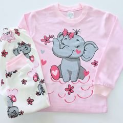 Mehdix kids filli pijama takım pembe