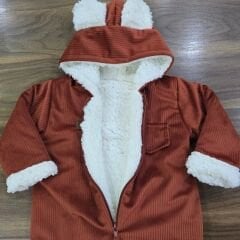 Kapşonlu kadife içi welsoftlu tulum