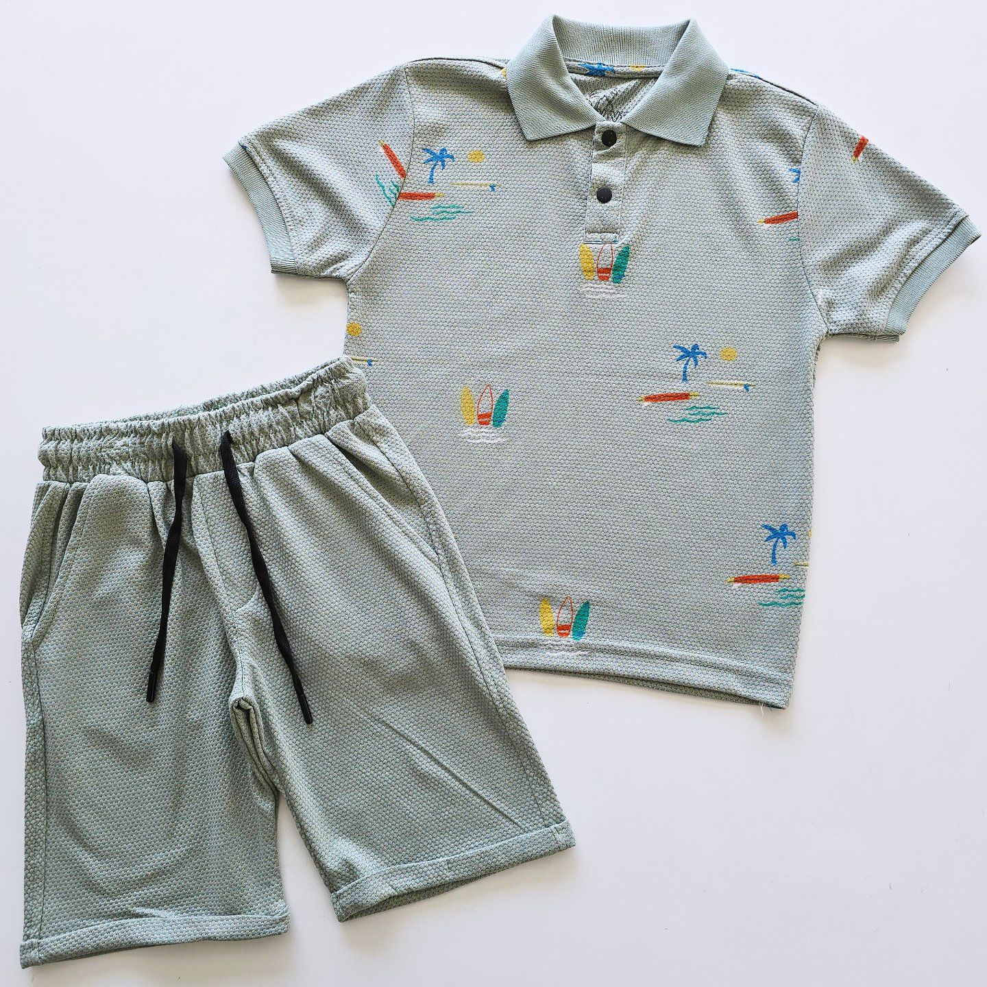 Survivor kids polo yaka palmiyeli takım