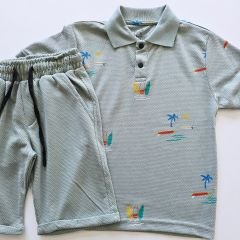 Survivor kids polo yaka palmiyeli takım