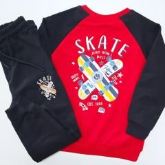 Comix kids skate takım kırmızı