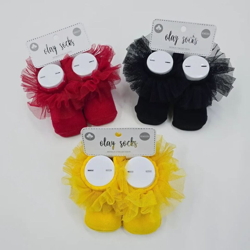 OLAY SOCKS TÜTÜLÜ ÇORAP 0-12 AY siyah