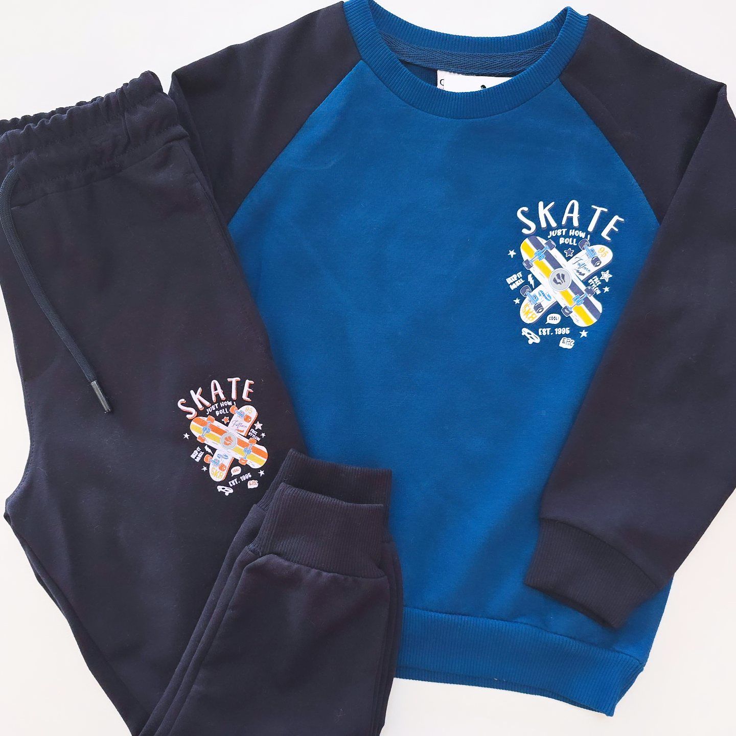 Comix kids skate takım mavi