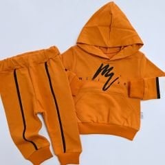Zeo kids kapşonlu tarz takım