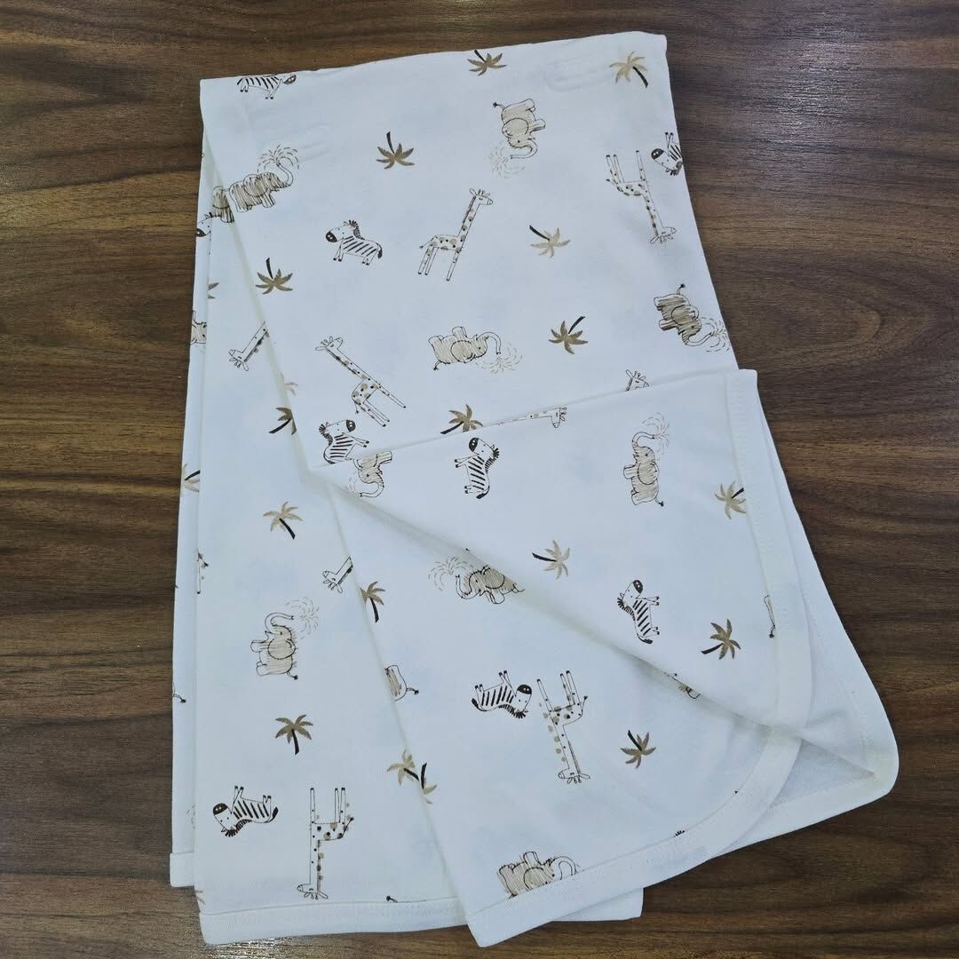 Desenli penye battaniye 85x90 cm