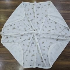 Desenli penye battaniye 85x90 cm