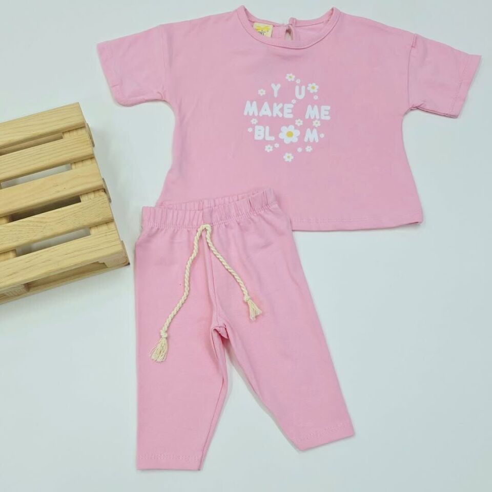 Air baby Papatyalı takım 3-6-9-12-18ay