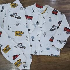 Araba baskılı fitilli takım