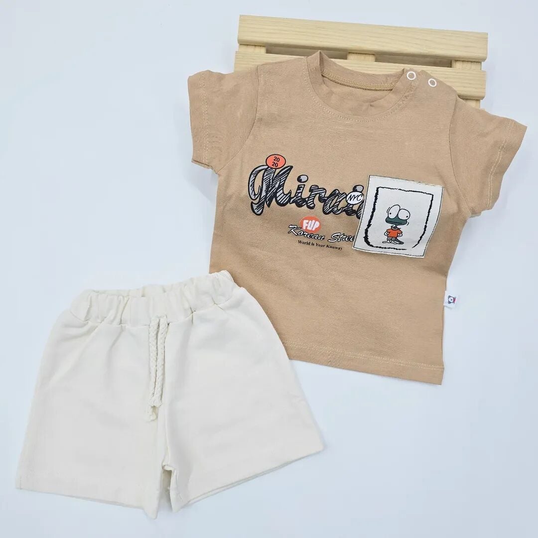 ANILÇO KURBAĞA BASKILI TAKIM 3-6-12-18-24 AY