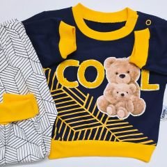 Baby hi cool süzeneli ayıcıklı takım