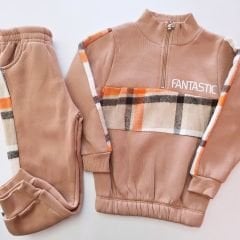 Nazar kids 3ip içi şardonlu kışlık kız takım
