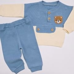 Minilay baby süzeneli ayıcıklı takım