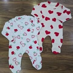 Nayınom Baskılı penye fitilli tulum