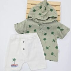 BABY MİLK MÜSLİN ERKEK TAKIM 6-9-12-18-24 AY