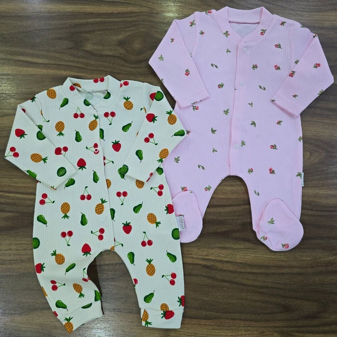 Nayınom Baskılı penye fitilli tulum