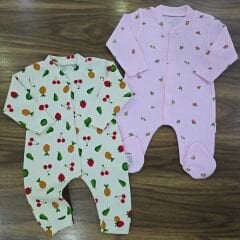 Nayınom Baskılı penye fitilli tulum