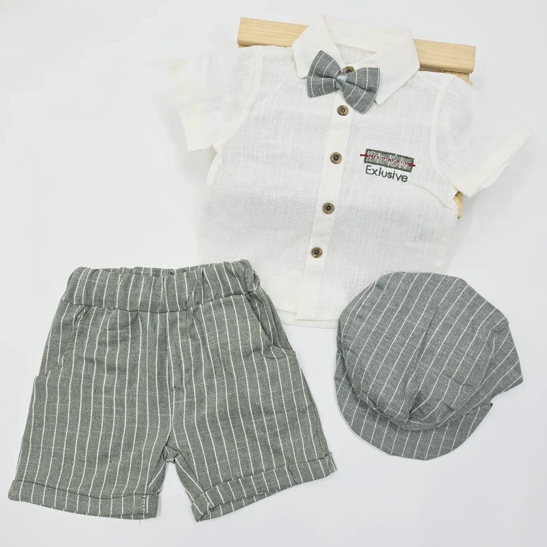 PARTNER BABY MÜSLİN ŞAPKALI TAKIM 6-9-12-18-24 AY